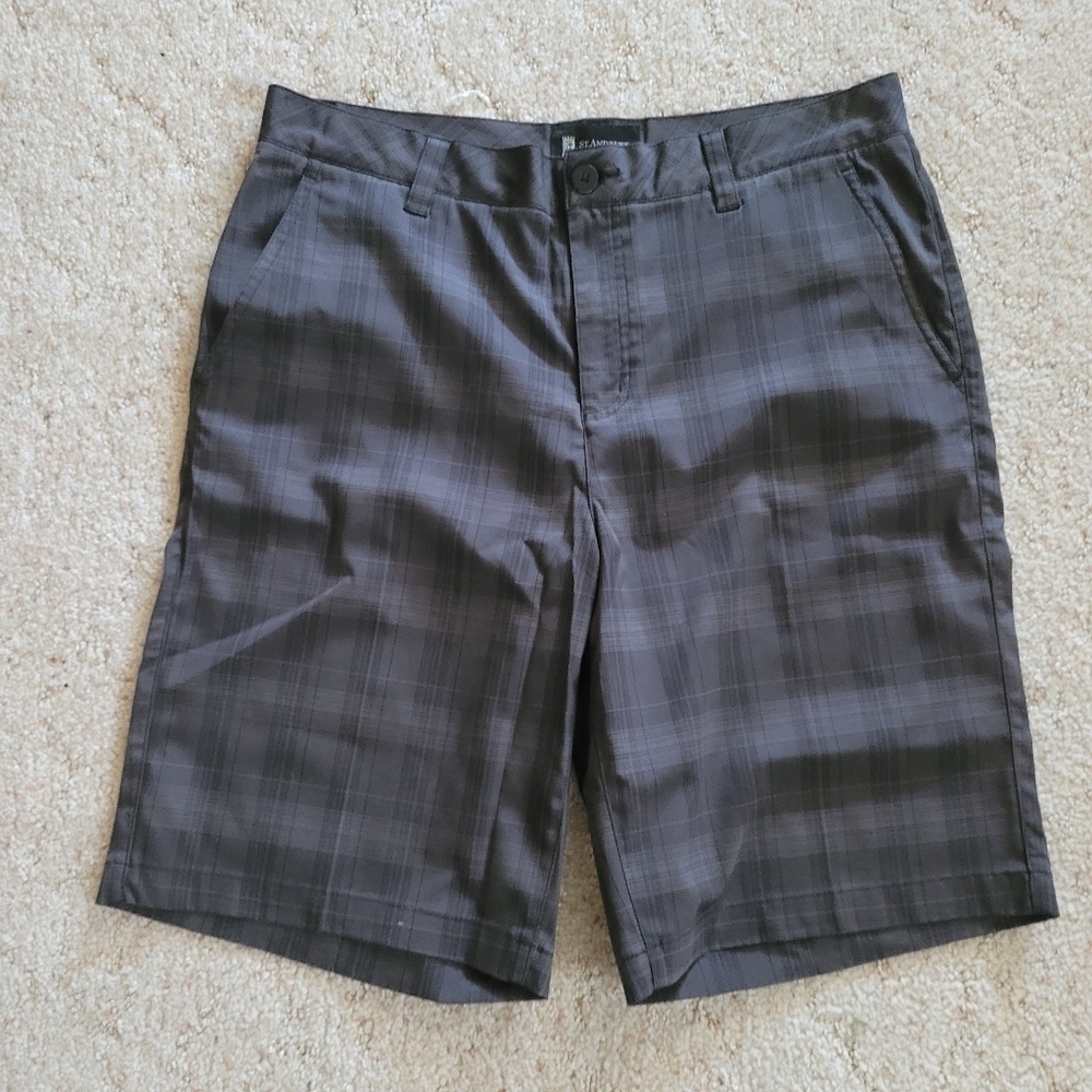 St Andrews of Scotland Plaid Flat Frin Shorts